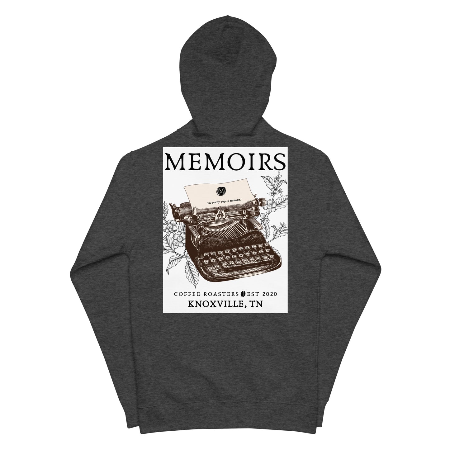 Unisex fleece zip up hoodie