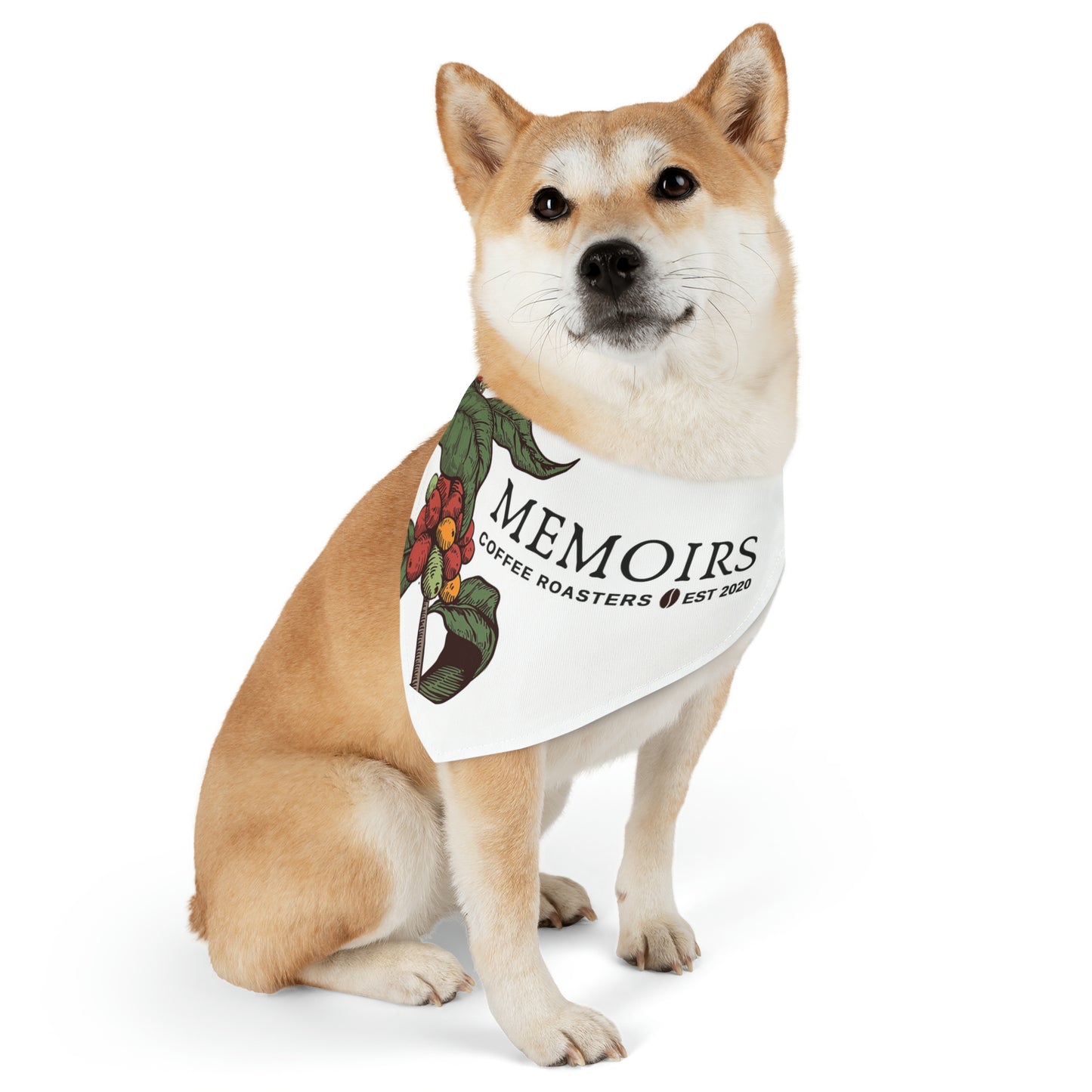 Memoirs Coffee Pet Bandana Collar